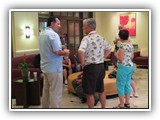 Hotel GM Sal Soto with Harold (Murph) & JoAnn Murphy